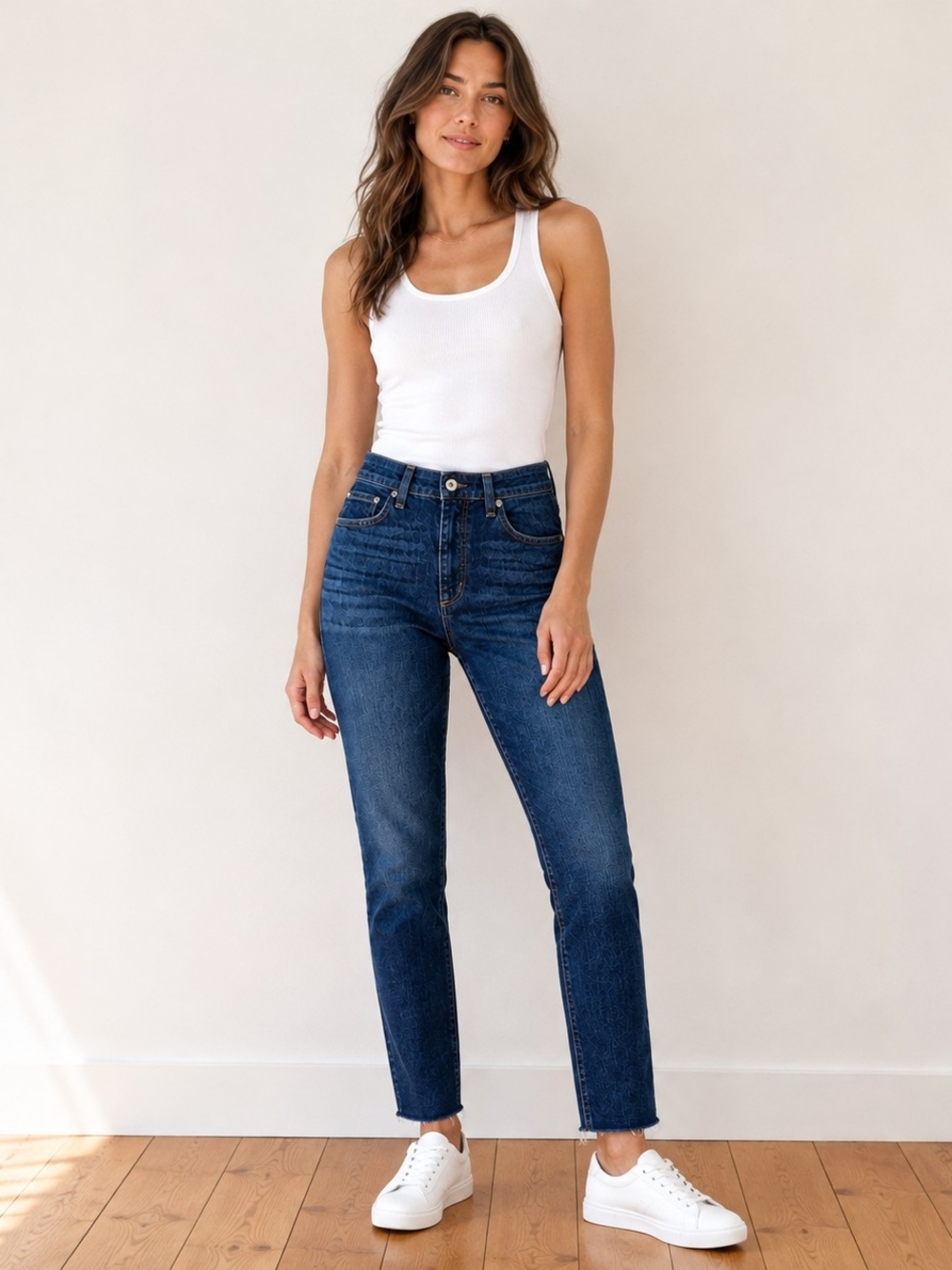 Rag & Bone Nina High Rise Ankle Skinny Jeans KAYT Dark Wash Raw Hem Size 26